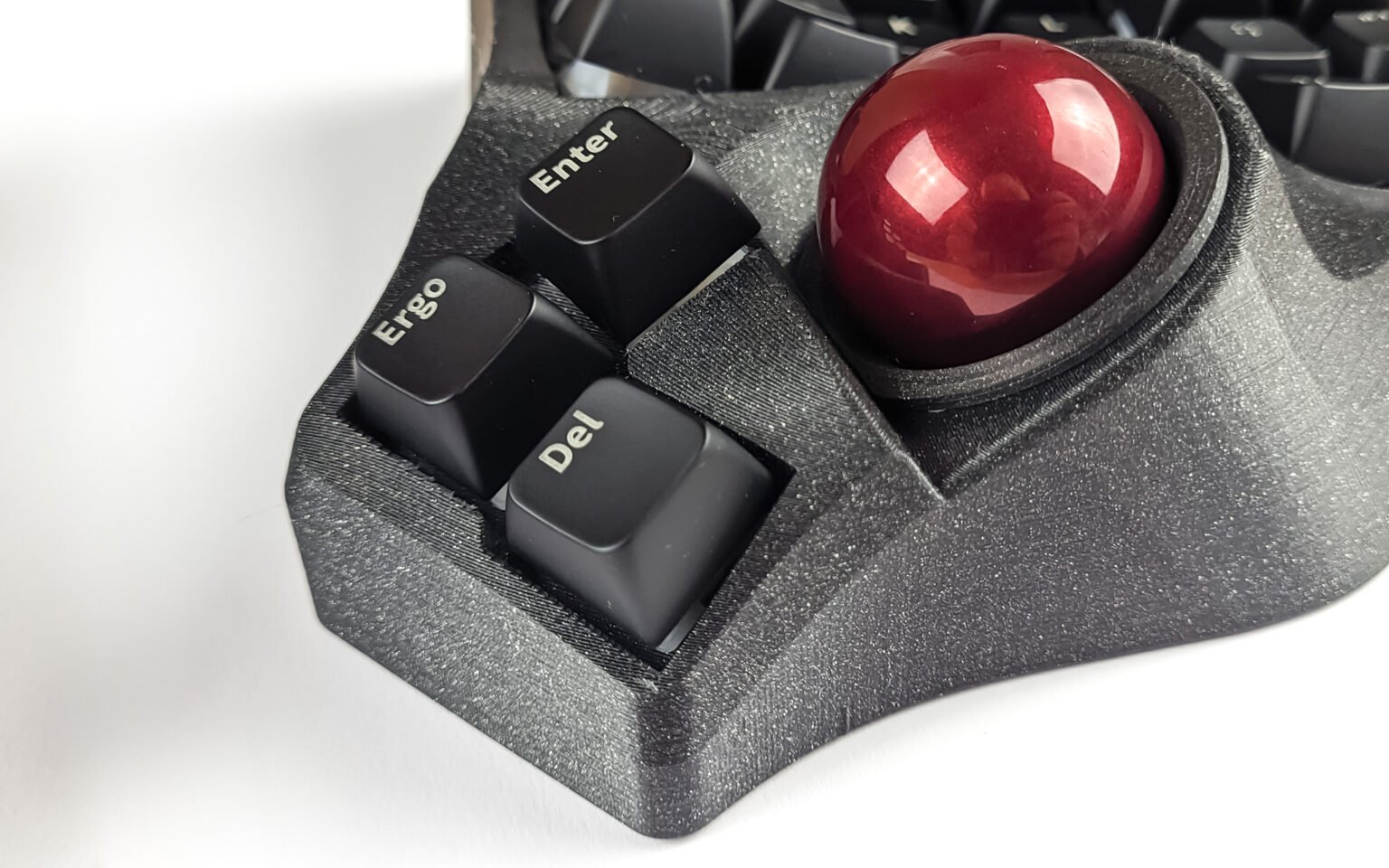 Charybdis MK2 - split ergonomic keyboard with trackball